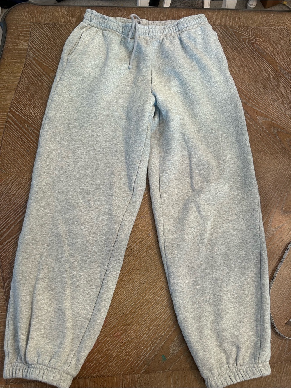 PACSUN wide leg Gray Drawstring Jogger Sweatpants